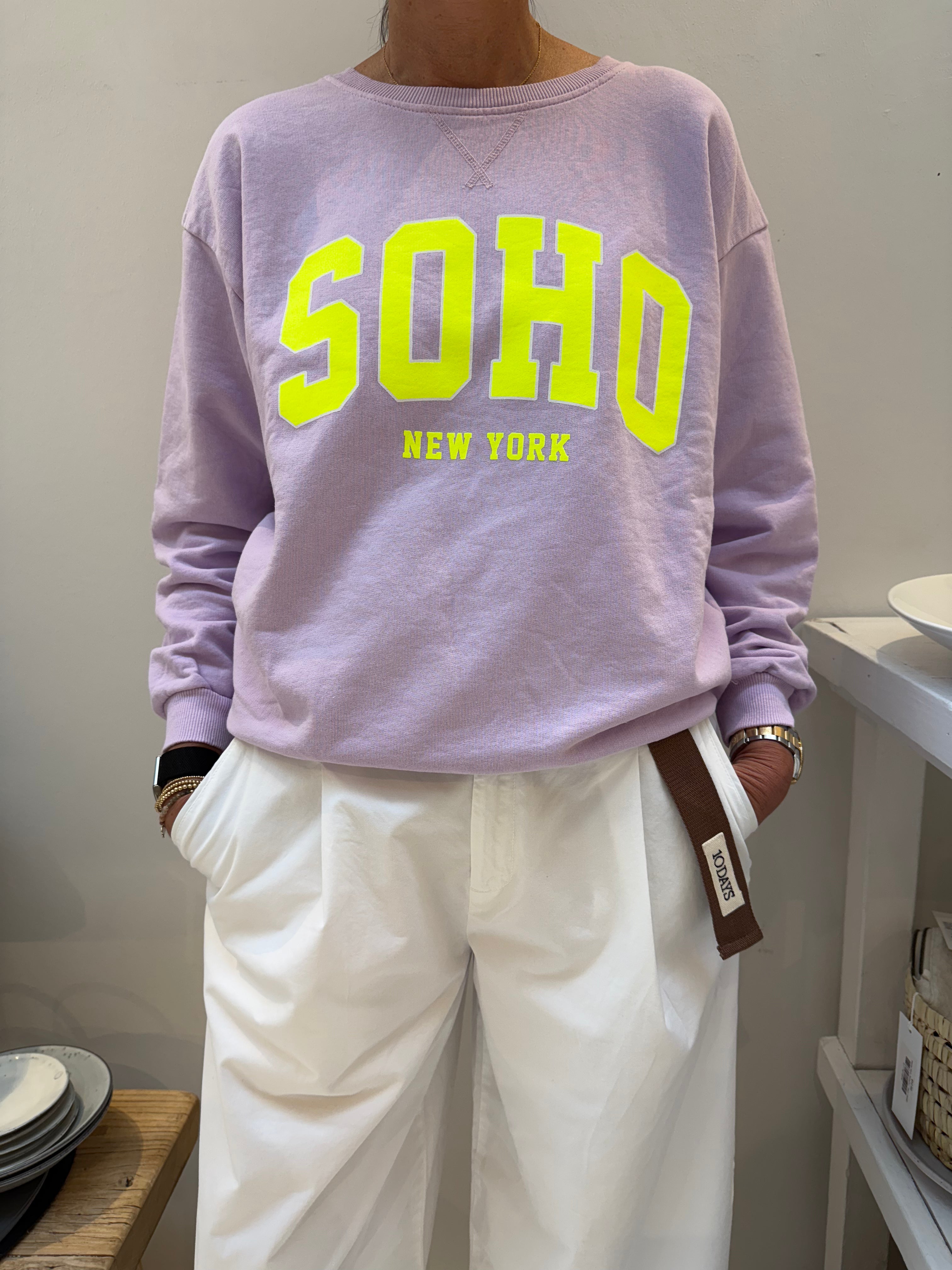 Sweater "SohoDLL" lilac