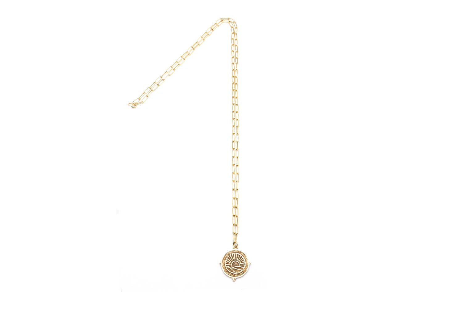 Kette "Paperclip Mini sun" - Dein Lieblingsladen Concept