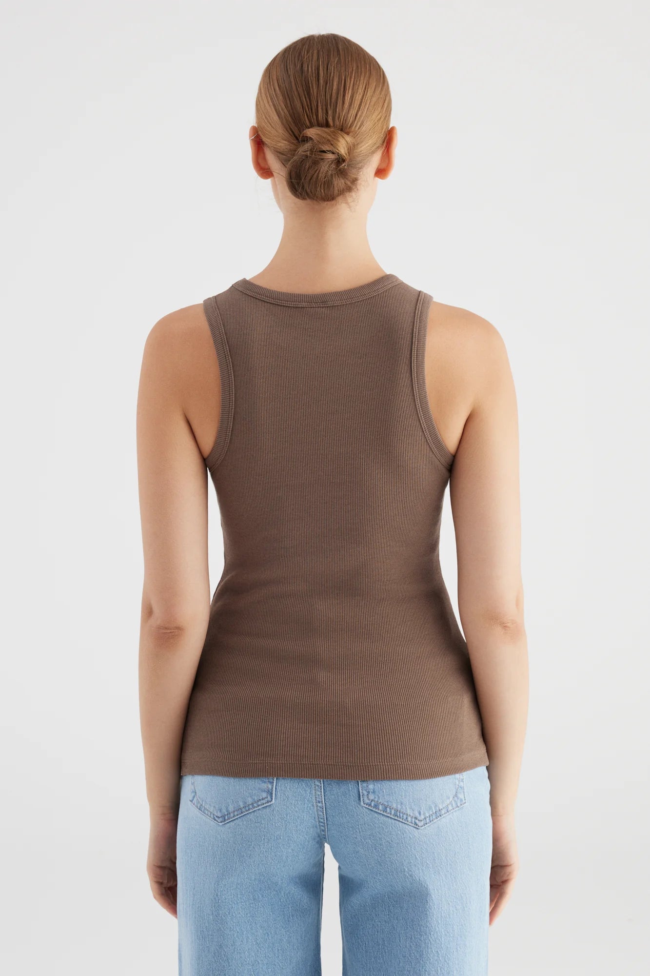 Tanktop "Liv" Taupe - Dein Lieblingsladen Concept