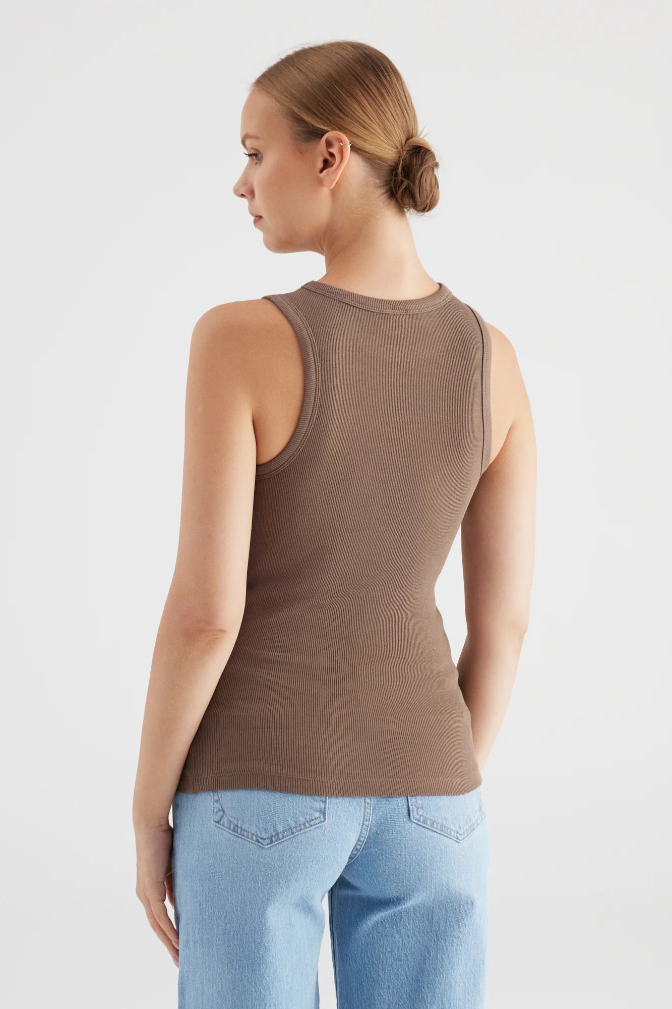 Tanktop "Liv" Taupe - Dein Lieblingsladen Concept