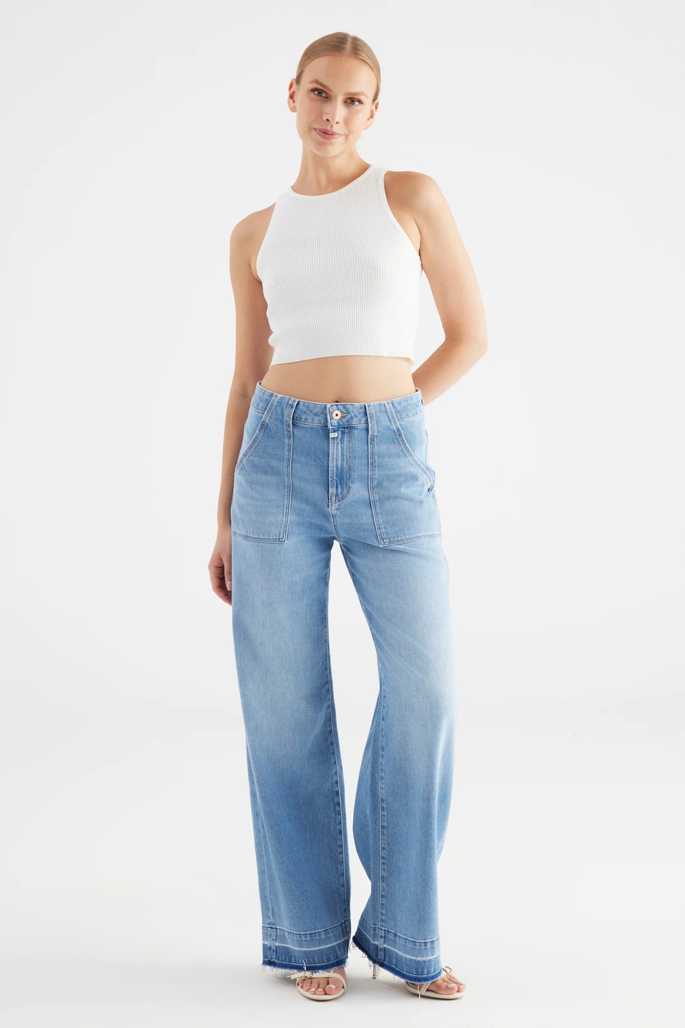 High Waist Jeans "Lulu Fancy Bottom"