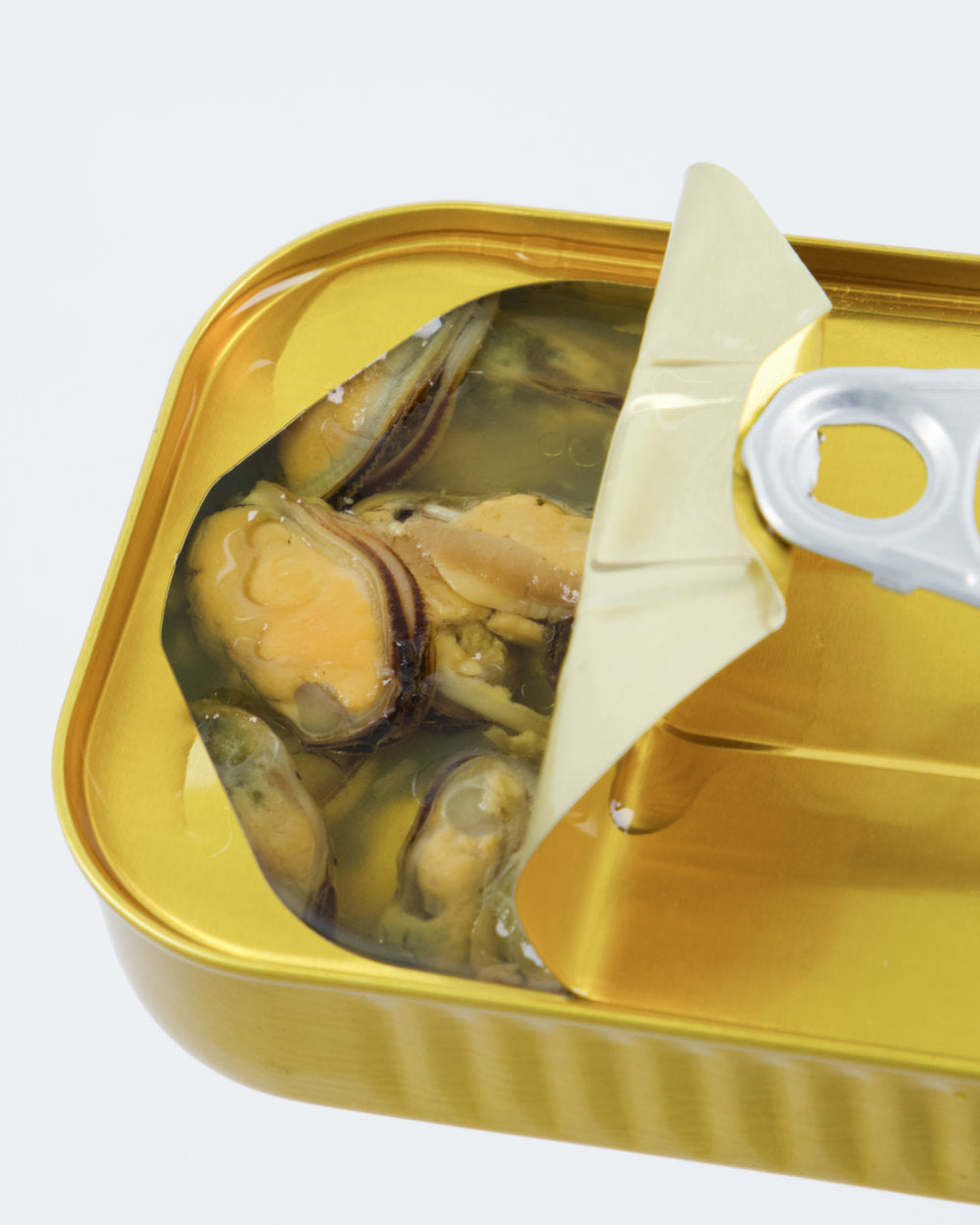 Blaumuscheln in Rapsöl mit Knoblauch