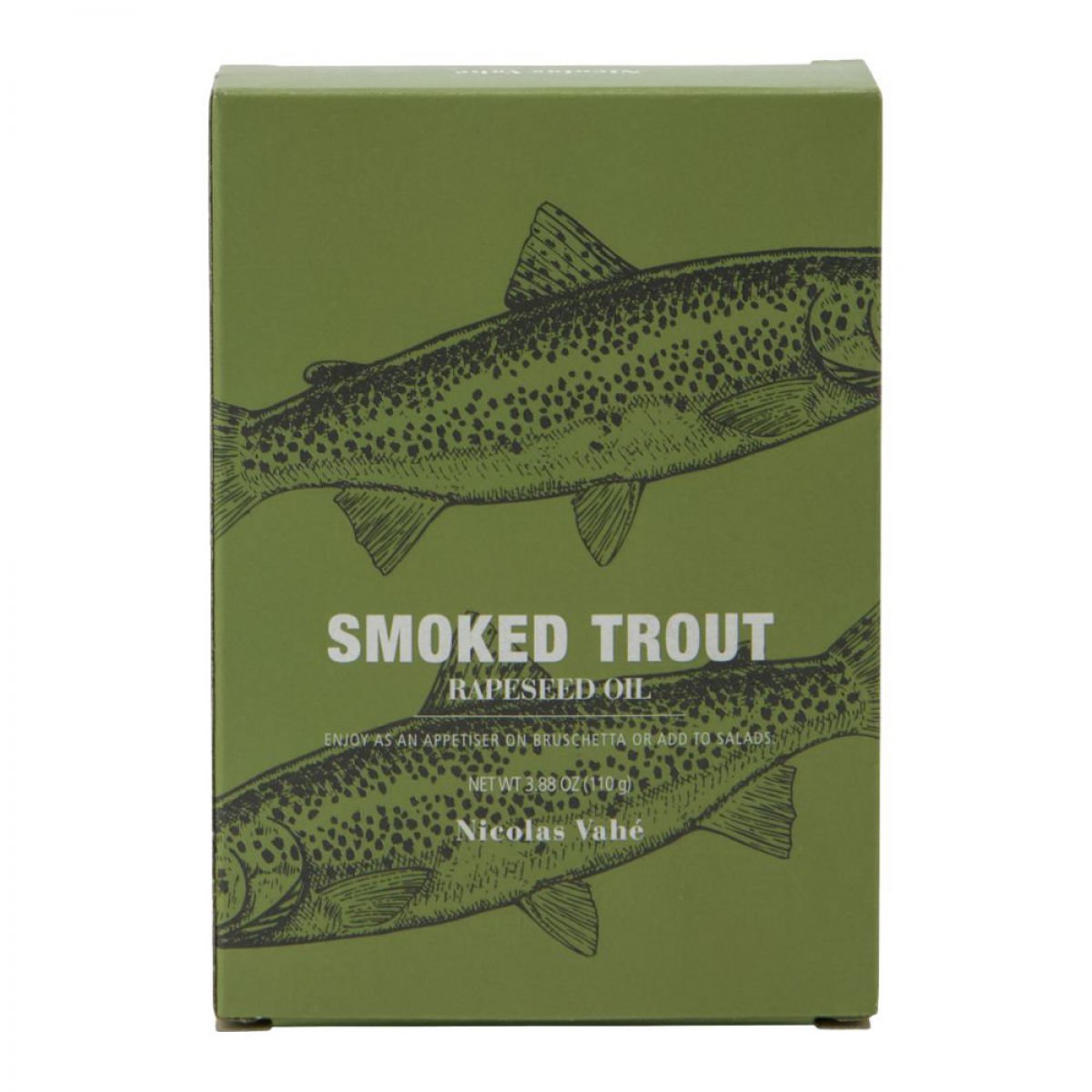 Räucherforelle in Rapsöl