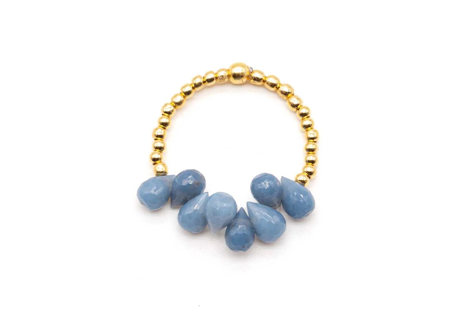 Ring "Drops Light Blue" - Dein Lieblingsladen Concept