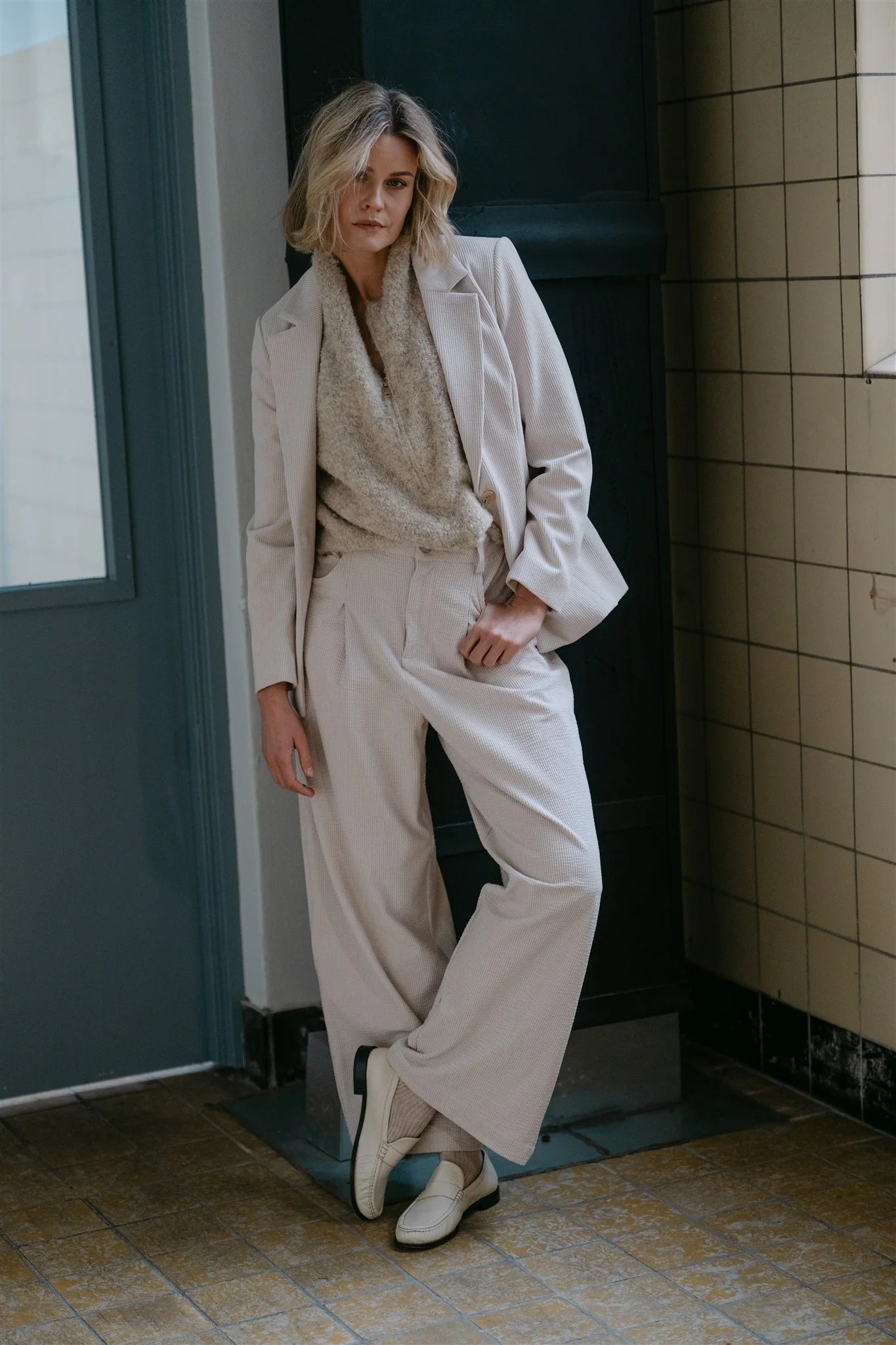 Trousers "SanDiegoW6" off-white