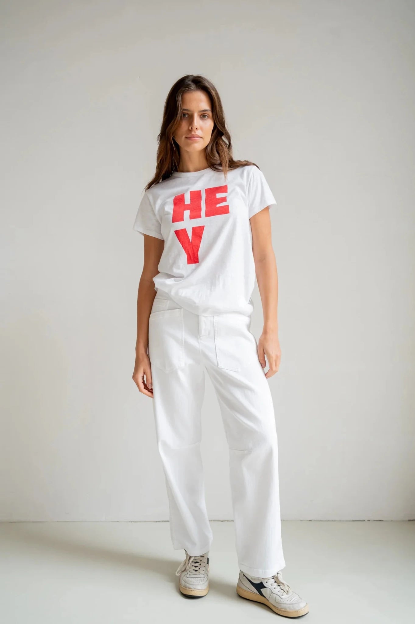 T-Shirt Print white/tomato - Dein Lieblingsladen Concept