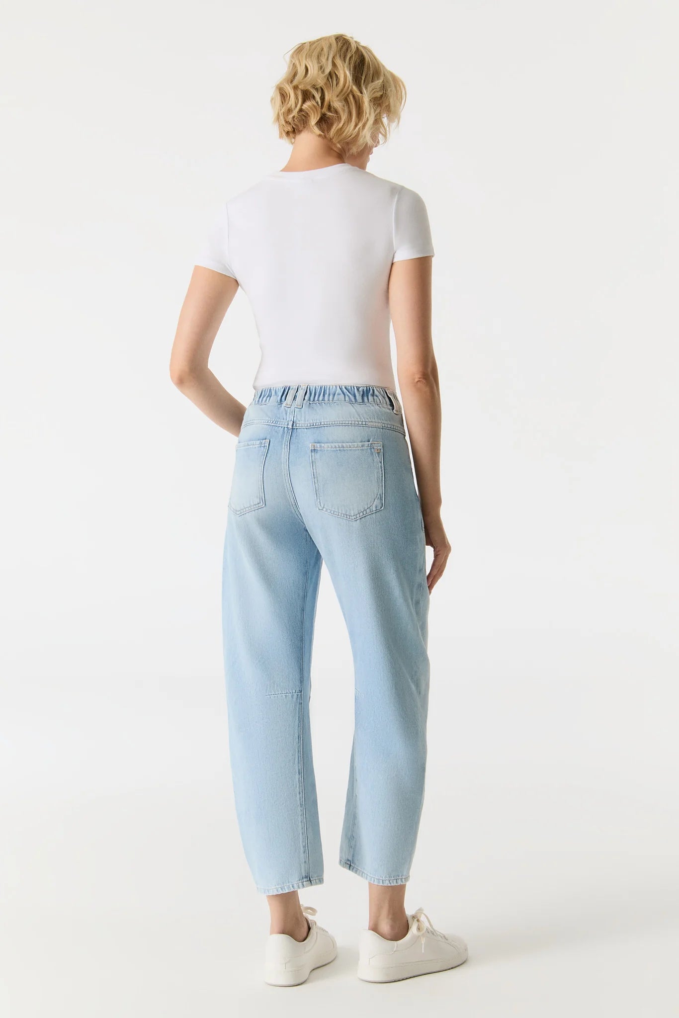 Mid Waist Jeans "Selena" light blue
