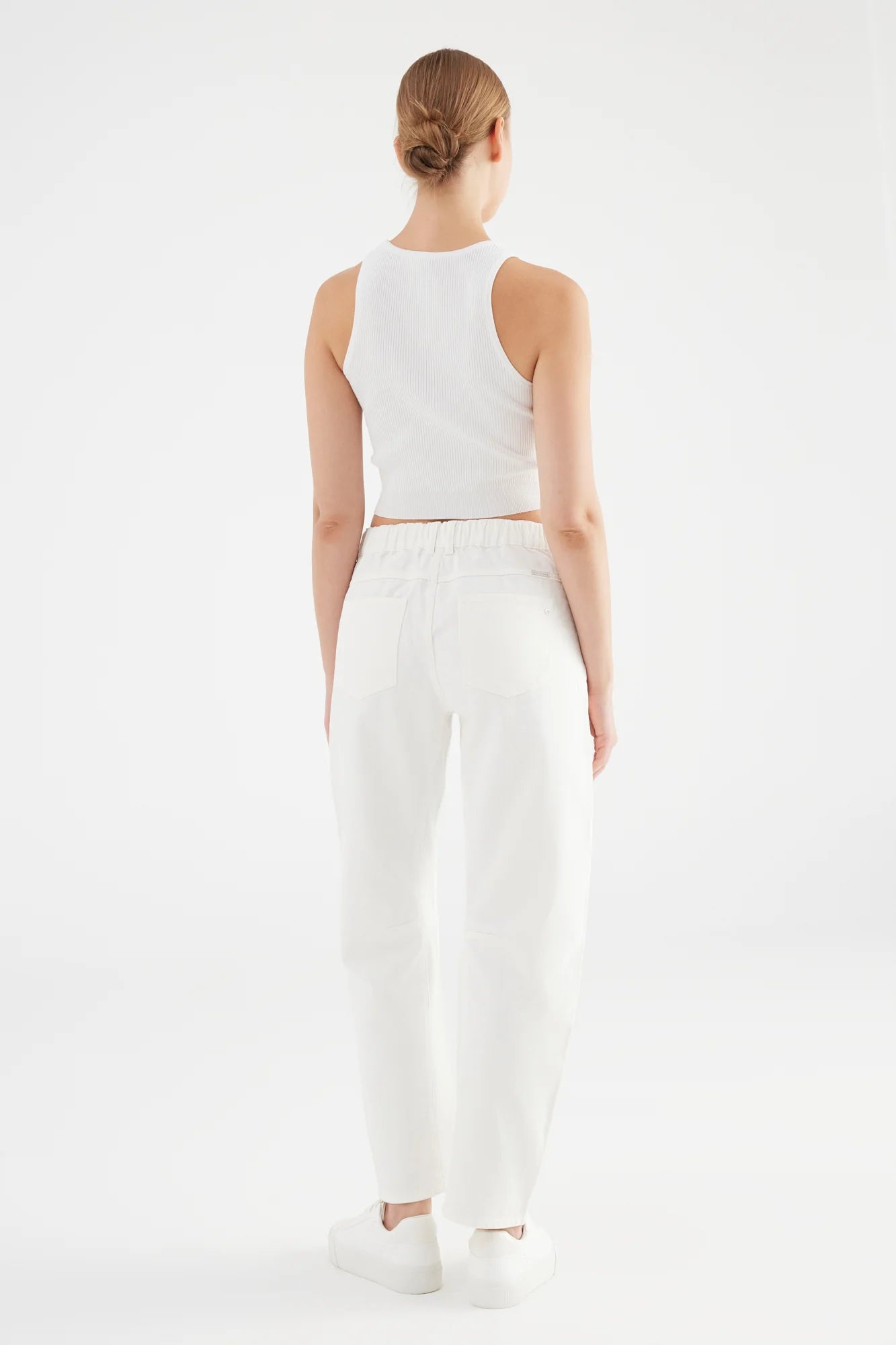 Mid Waist Jeans "Selena" white - Dein Lieblingsladen Concept
