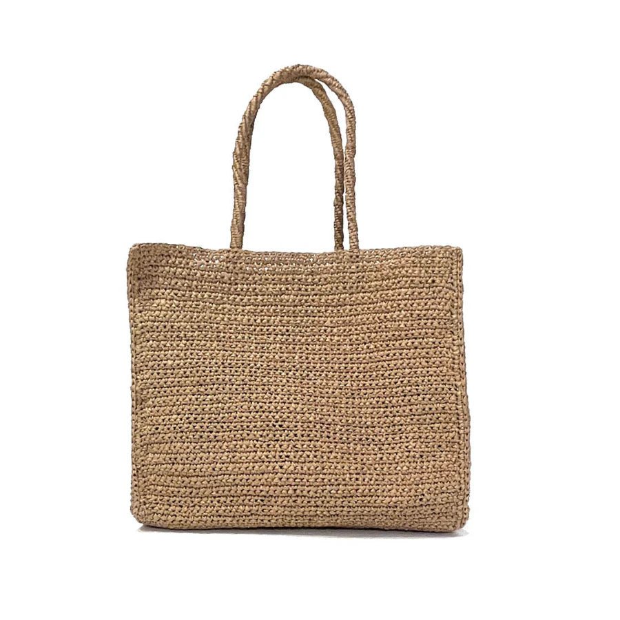 Tote Bag "Square" Brown - Dein Lieblingsladen Concept