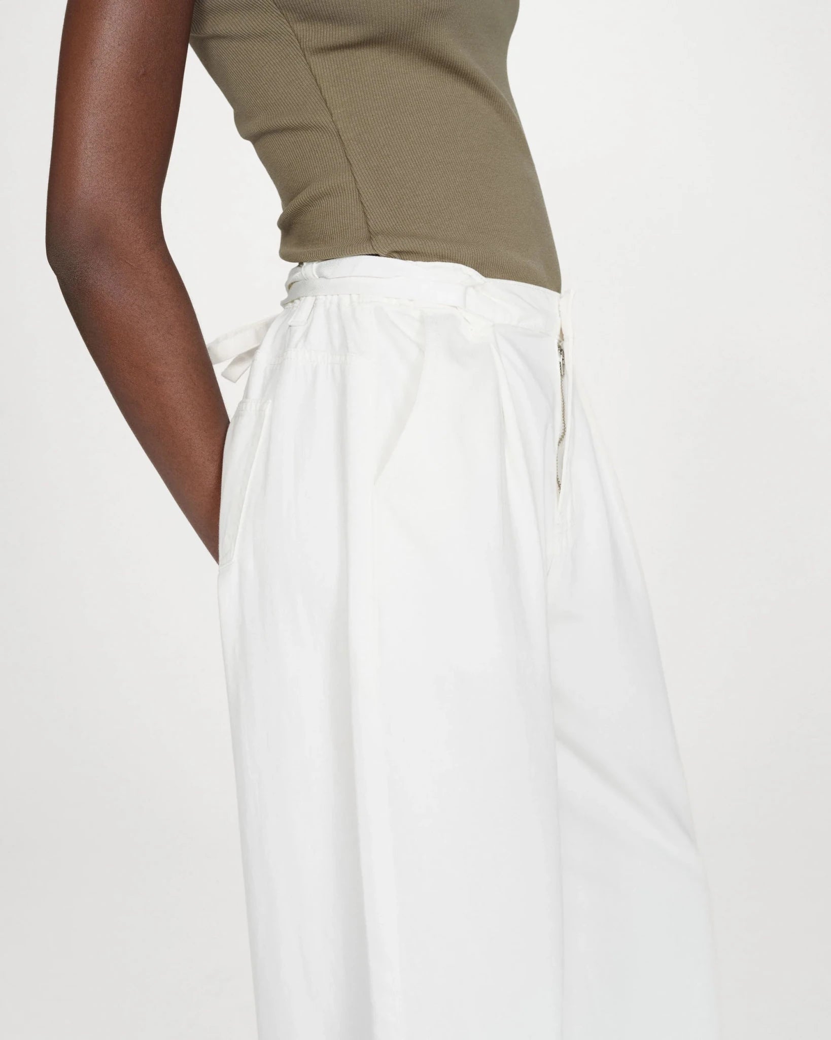 Jeans "Pompon" white - Dein Lieblingsladen Concept