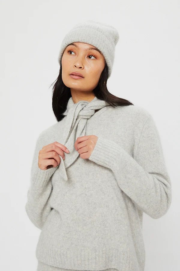 Schal "Paula" grey melange - Dein Lieblingsladen Concept