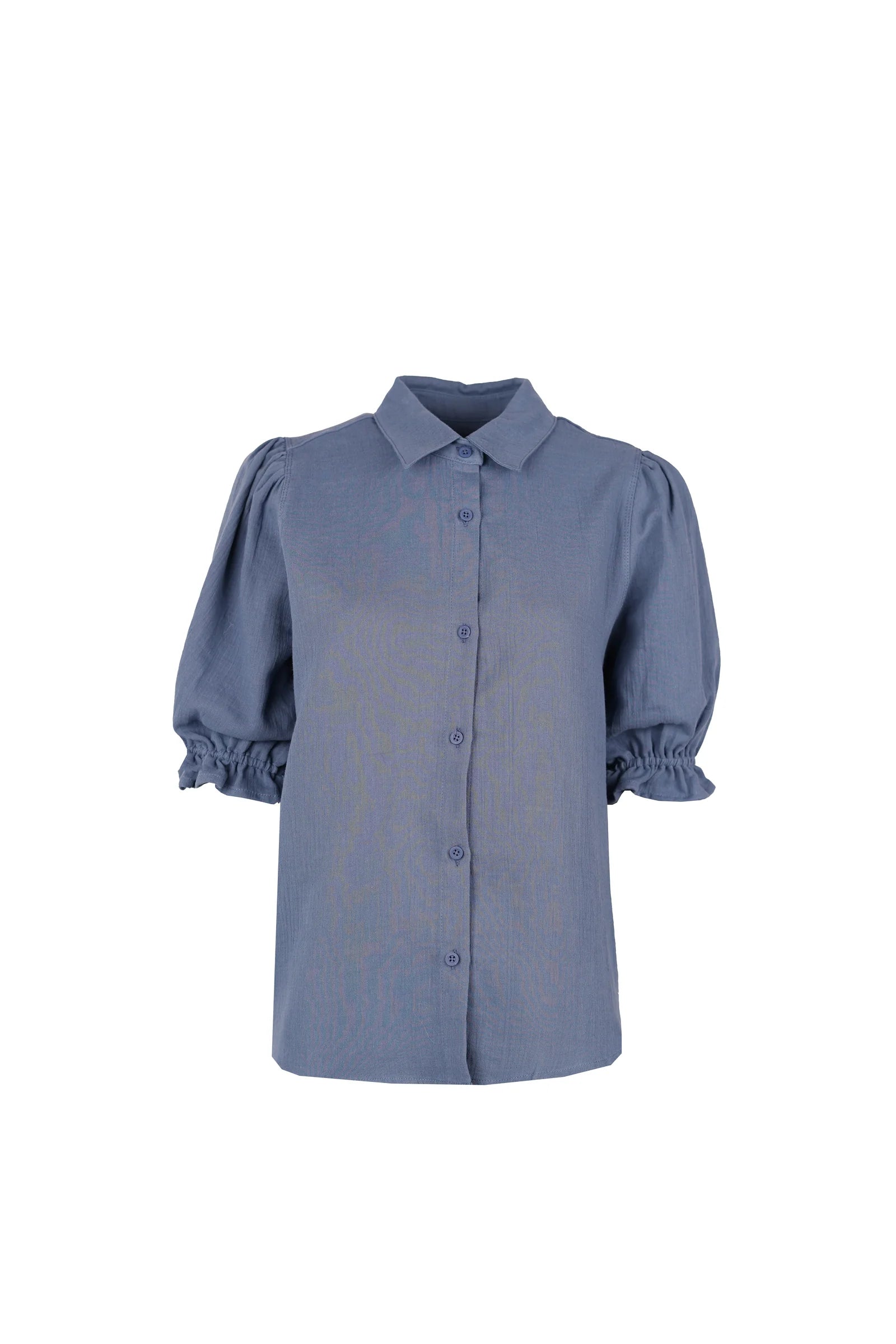 Puff Sleeve Blouse "Sophie" jeans blue