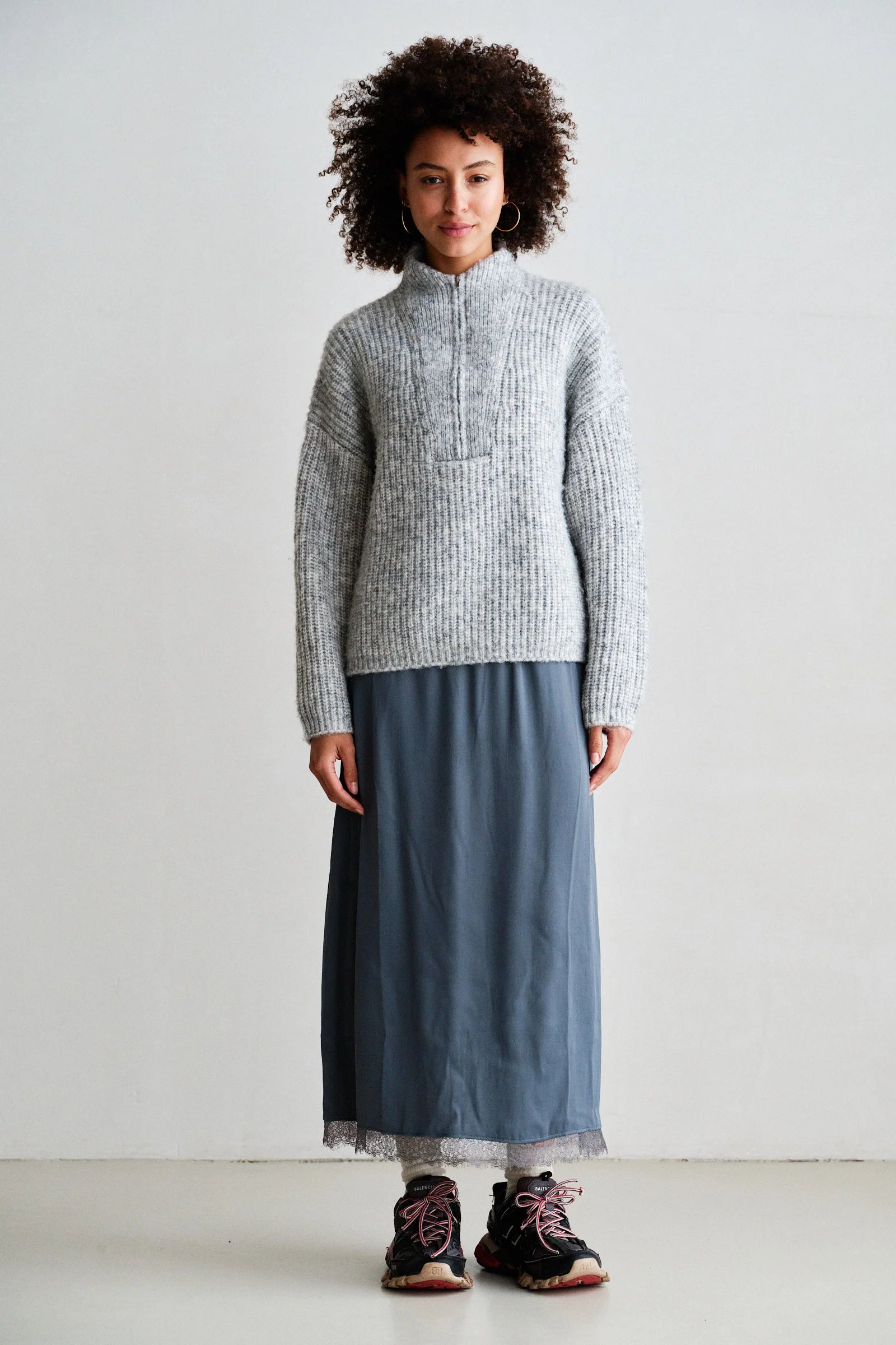 Jumper grey melange