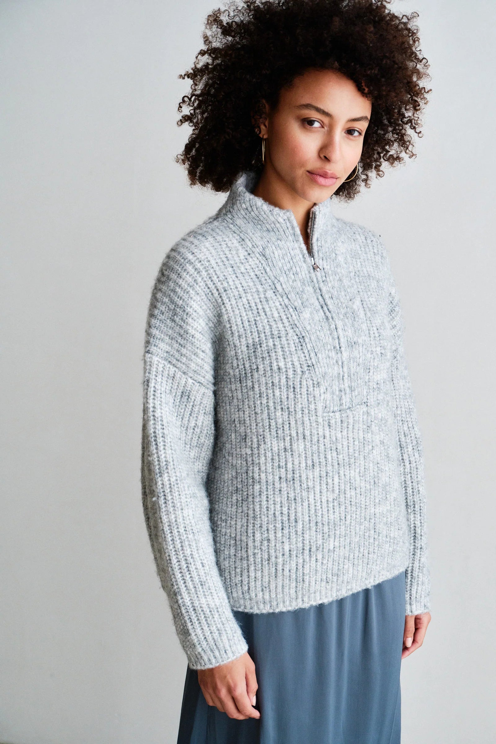 Jumper grey melange