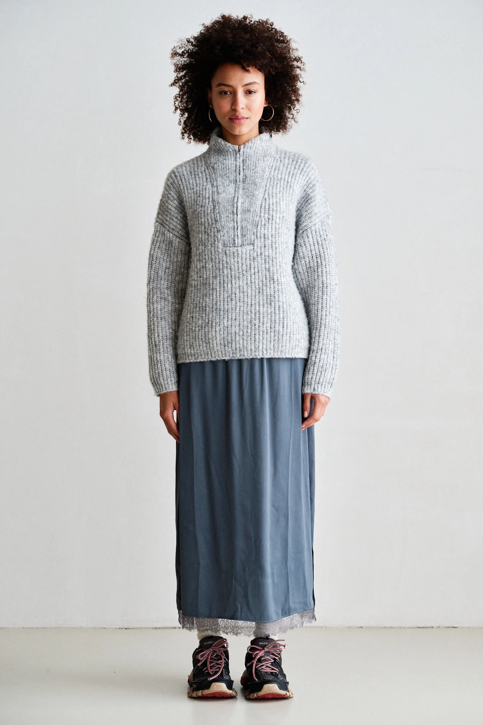Jumper grey melange