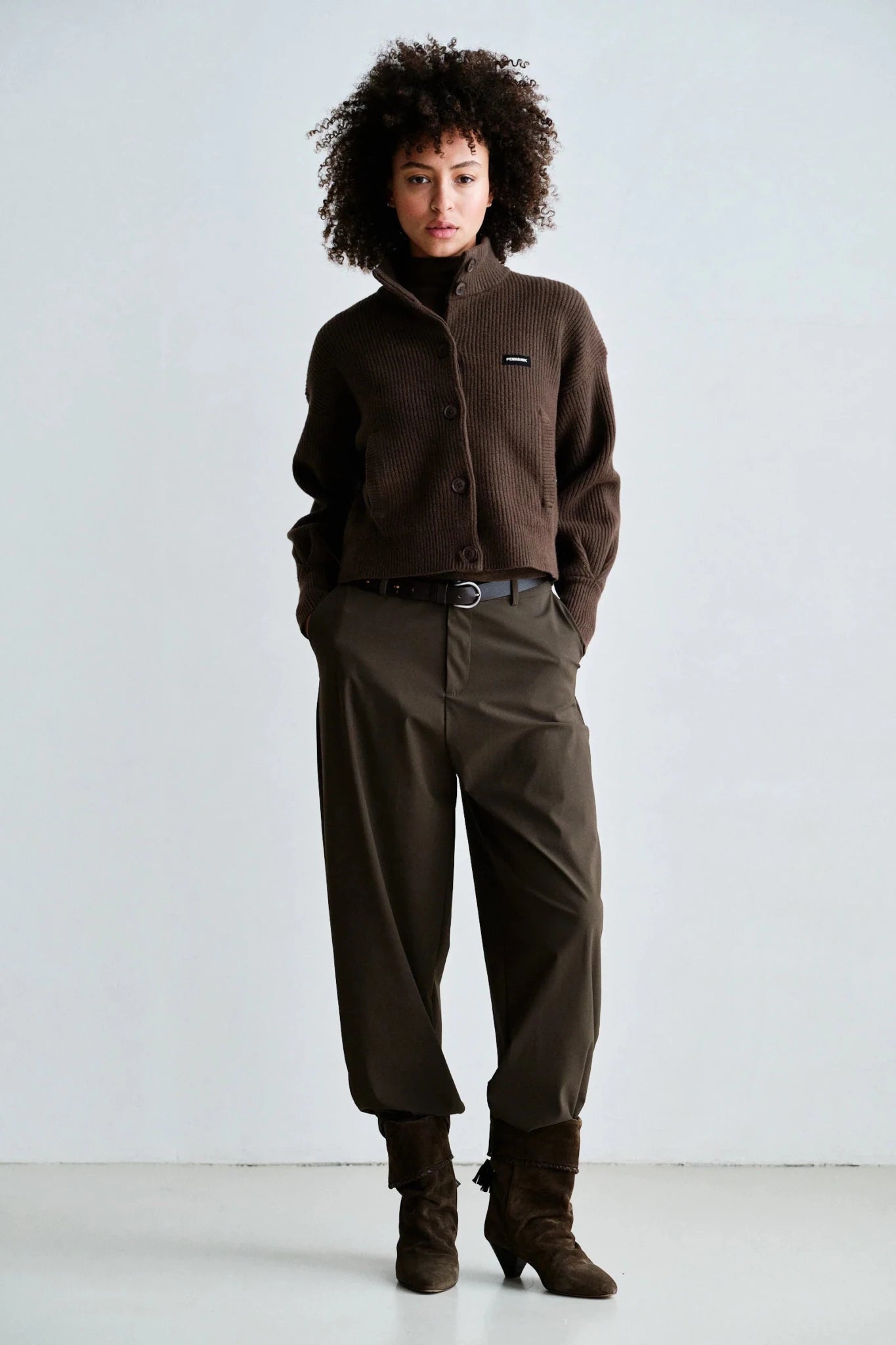Trousers W26N1772 - tabac - Dein Lieblingsladen Concept