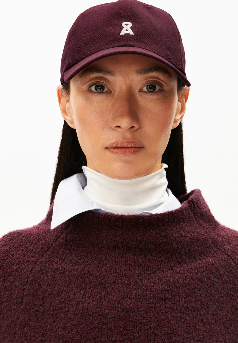 Cap "Yenaas Bold"-dark cranberry