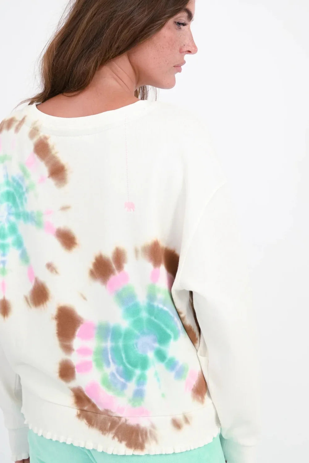 Batik Sweateshirt "Rose"