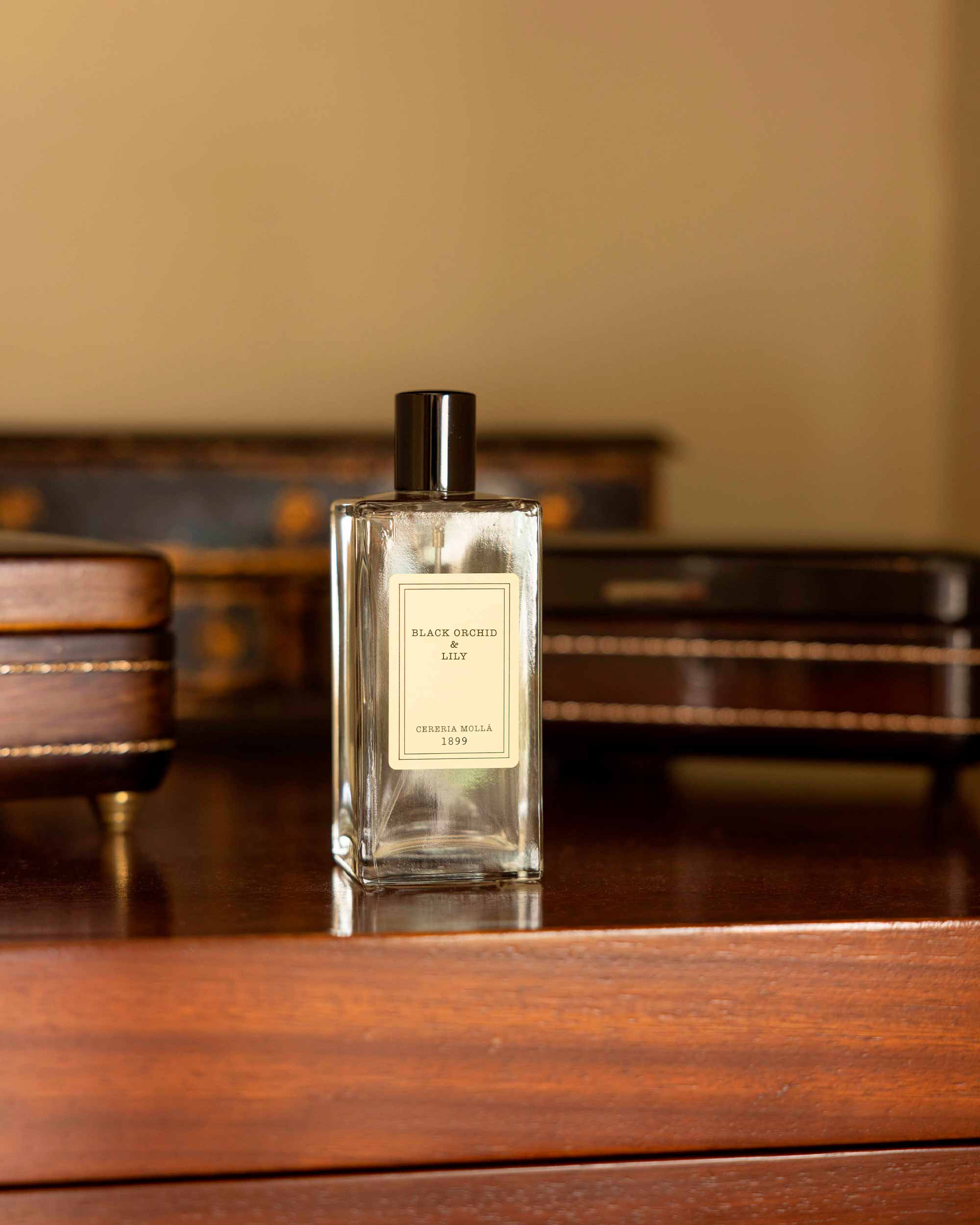 Premium Spray "Black Orchid & Lily"