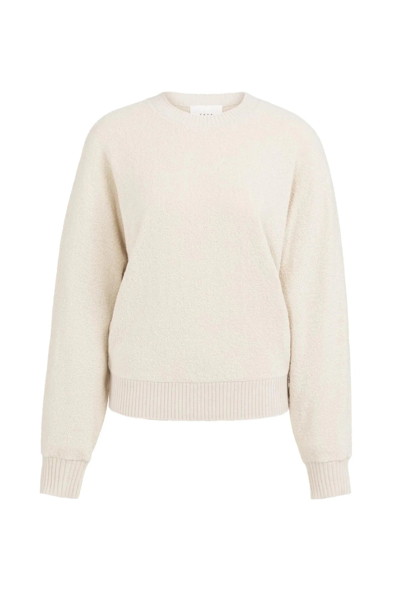 Bouclé - Pullover mit Fledermausärmeln - Dein Lieblingsladen Concept