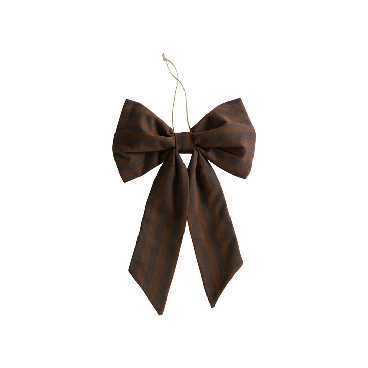 Schleife "Bow Xmas-L"-brown