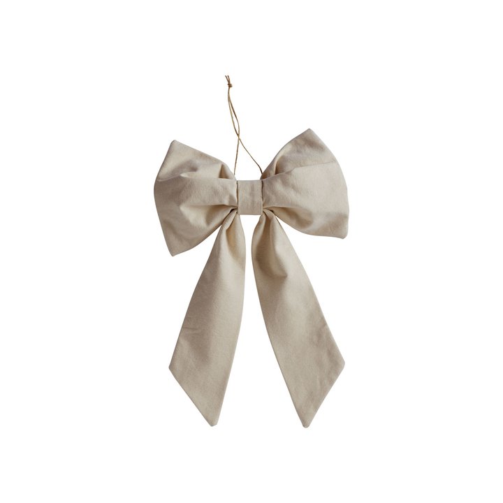 Schleife "Bow Xmas-L"-cream