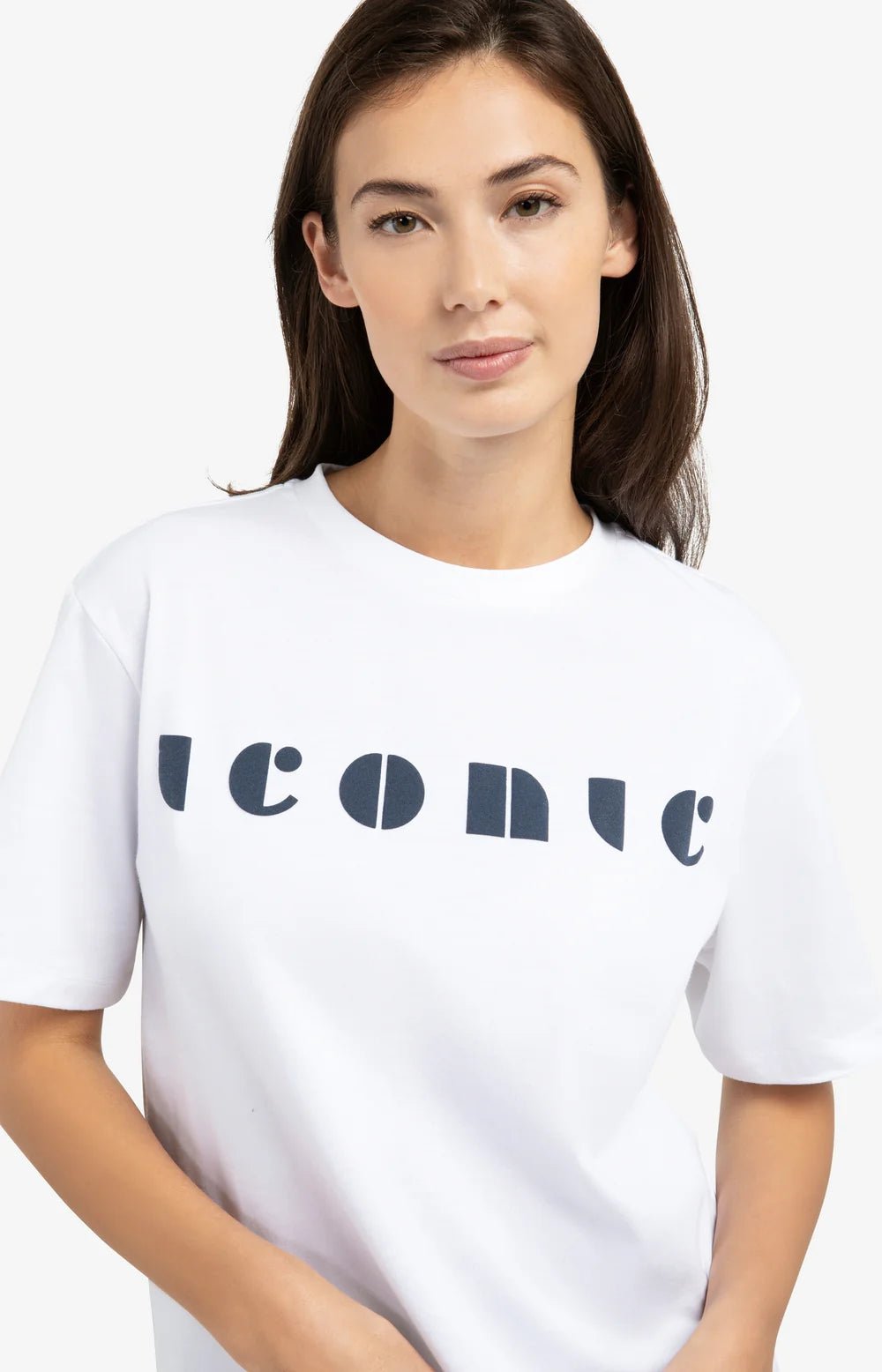 Boyfriend - T-Shirt mit kunstvoller Aufschrift - Dein Lieblingsladen Concept