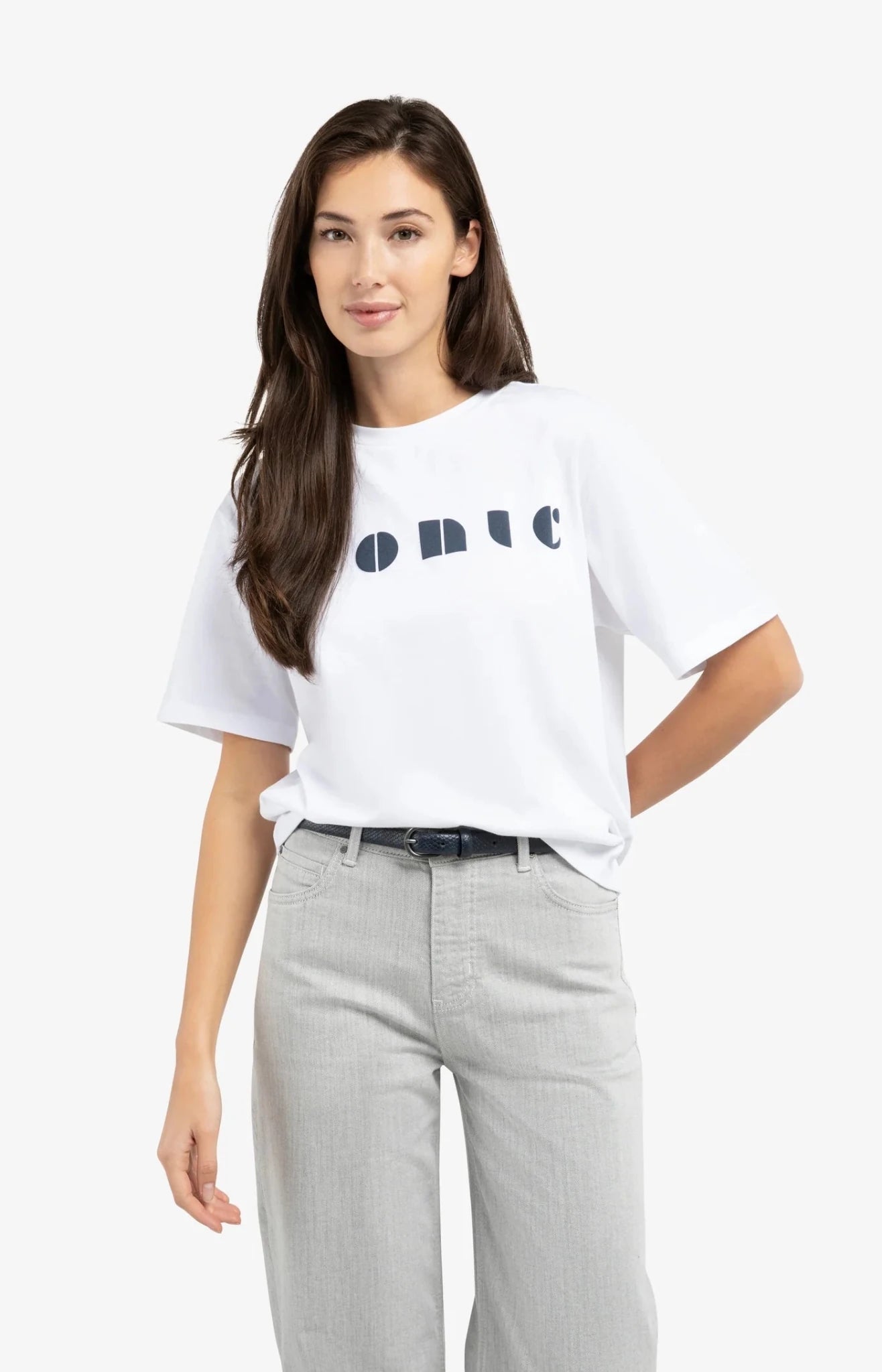 Boyfriend - T-Shirt mit kunstvoller Aufschrift - Dein Lieblingsladen Concept