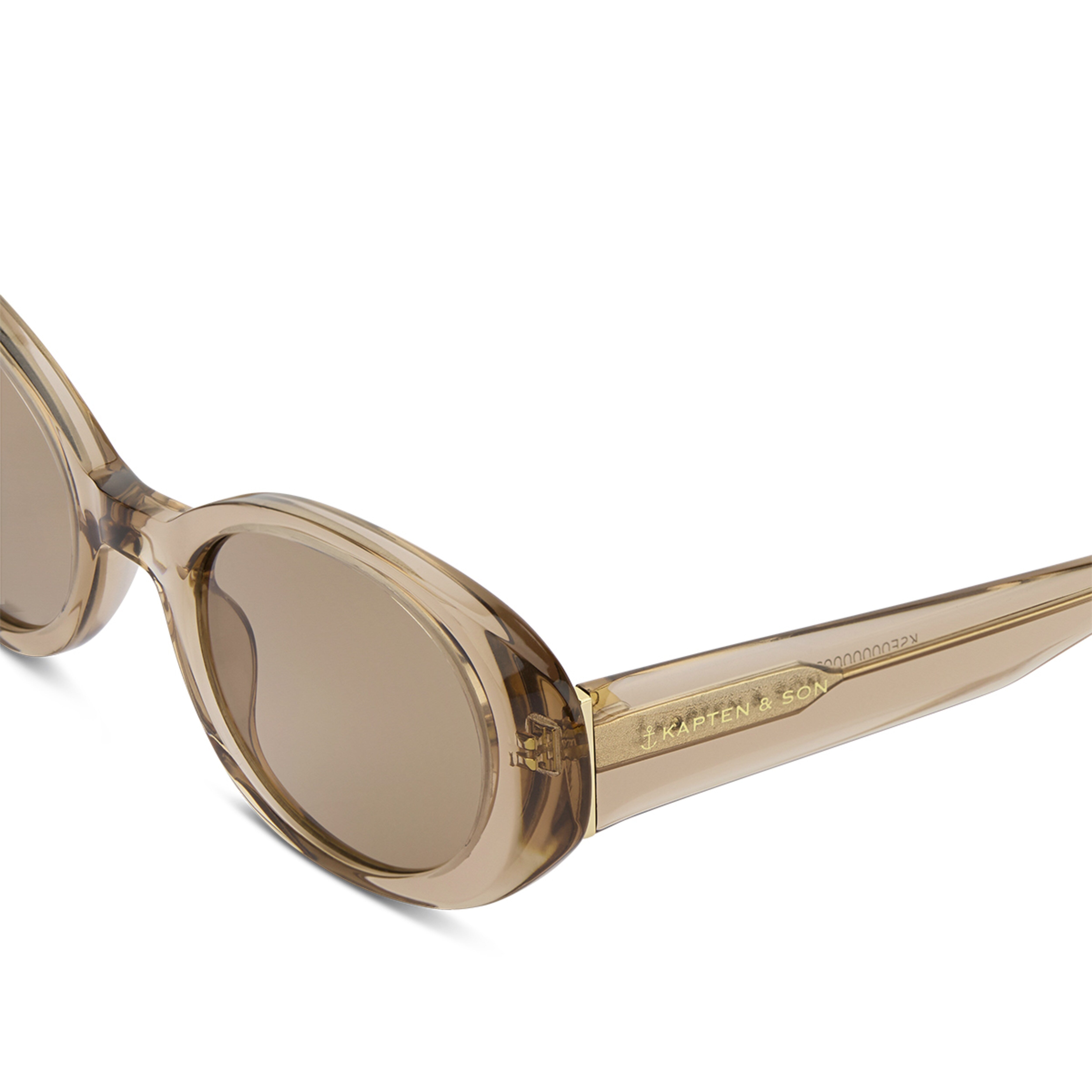 Sonnenbrille „Milan Tansparent Hazel Light Brown“