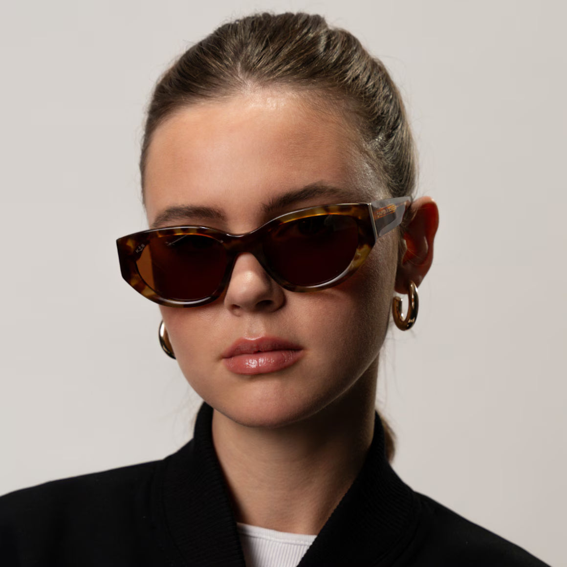 Sonnenbrille „Lyon Crystal Tortoise Brown“
