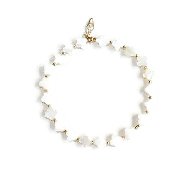 Flexarmband Mother of Pearls Clovers