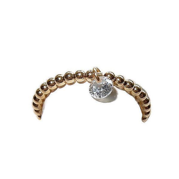 Flexring 2mm Diamondlook champaign