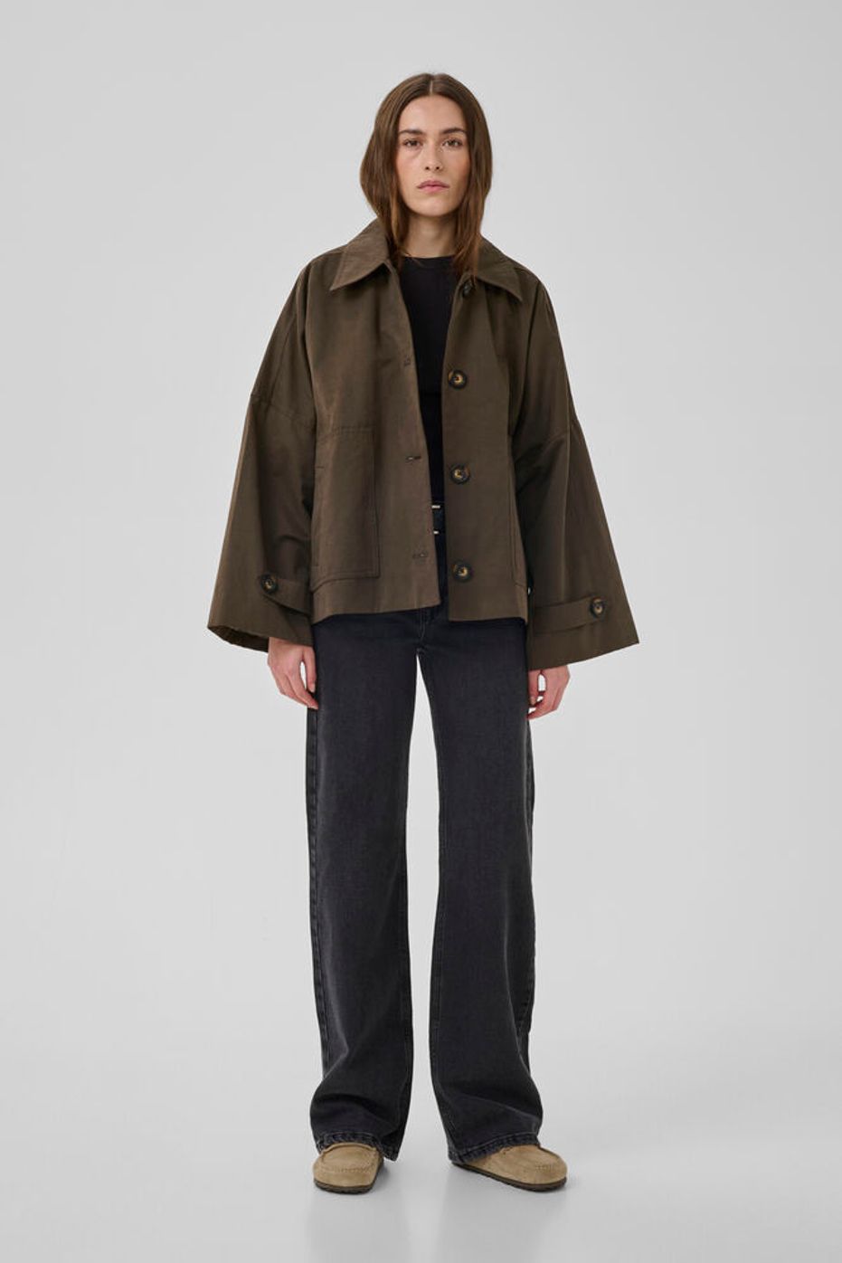 Short Jacket "LyonMW" Major Brown