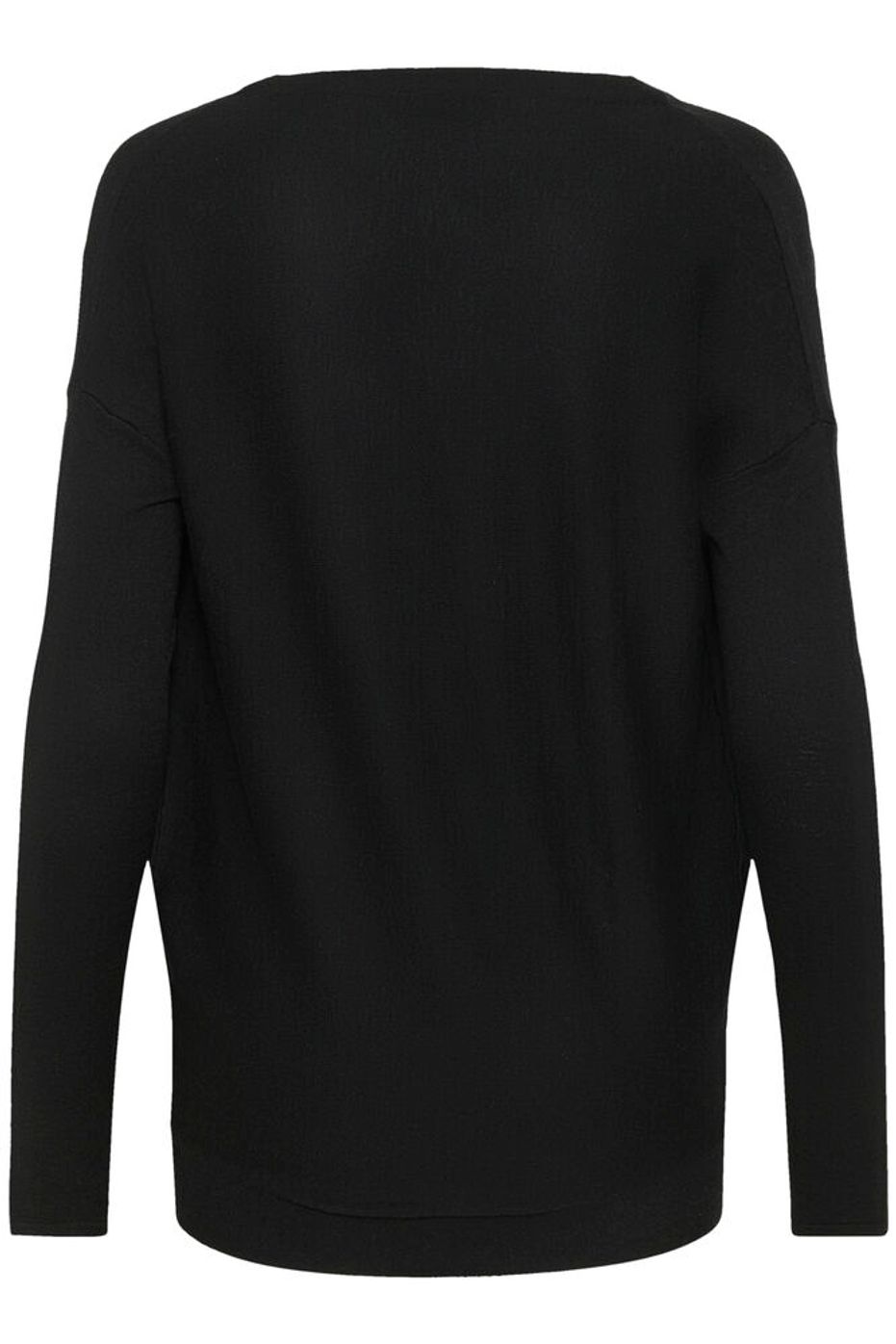 Waterfall Knit Blouse "MWPolly"-black