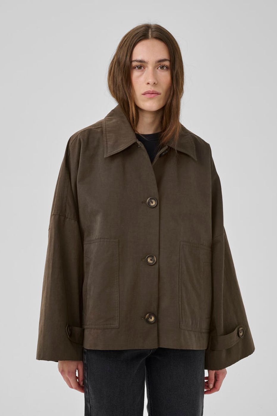 Short Jacket "LyonMW" Major Brown - Dein Lieblingsladen Concept