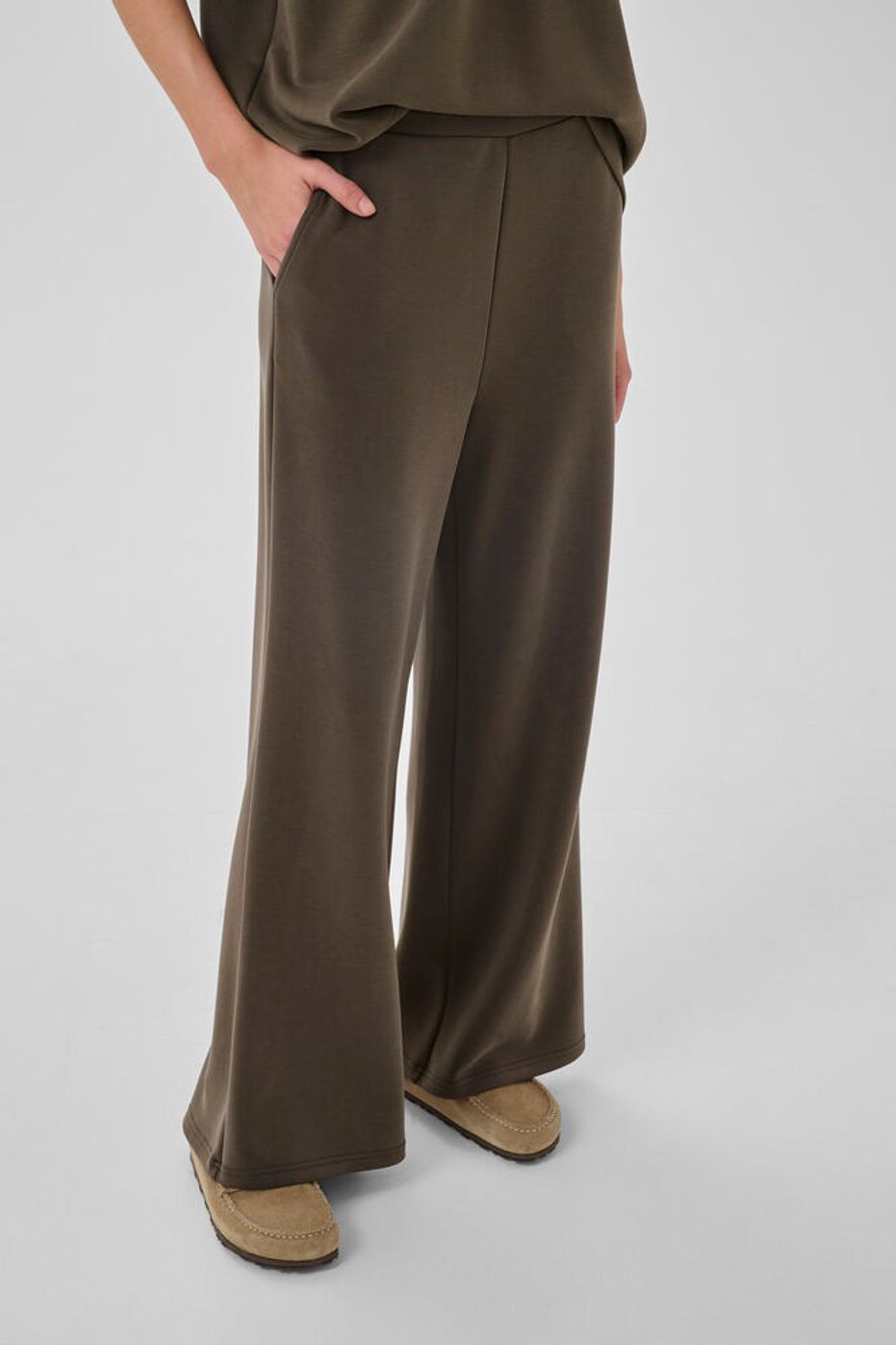 Wide Pant "HelleMW" Major Brown