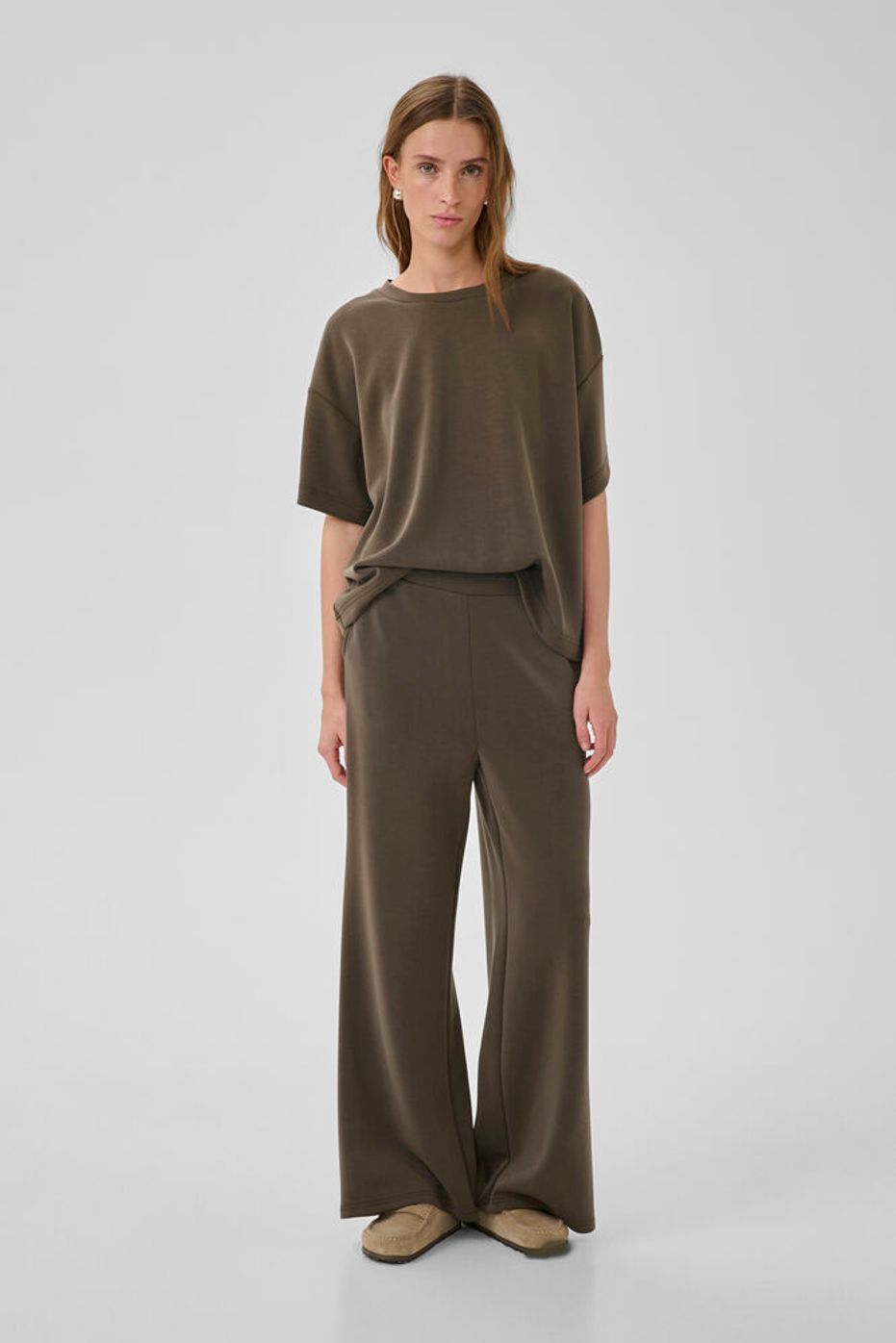Wide Pant "HelleMW" Major Brown