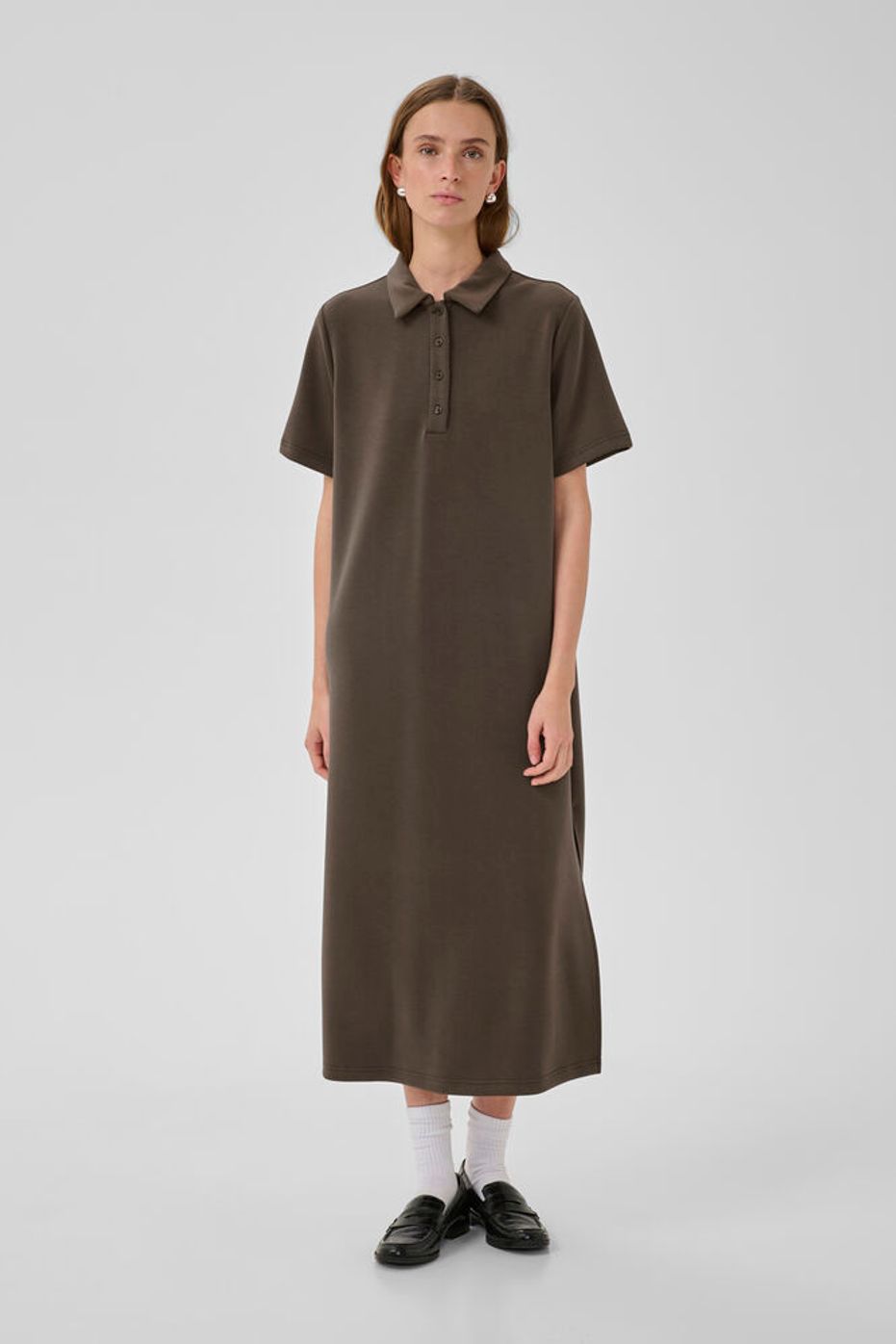 Polo Long Dress "MWHelle" Major Brown