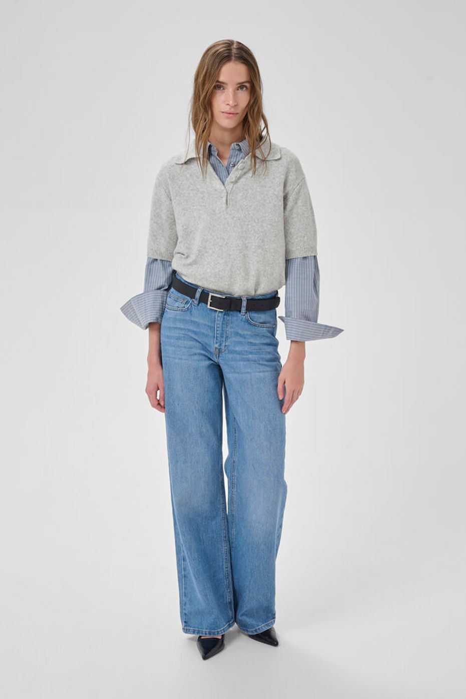 Fine Knit Polo "MWPaloma"