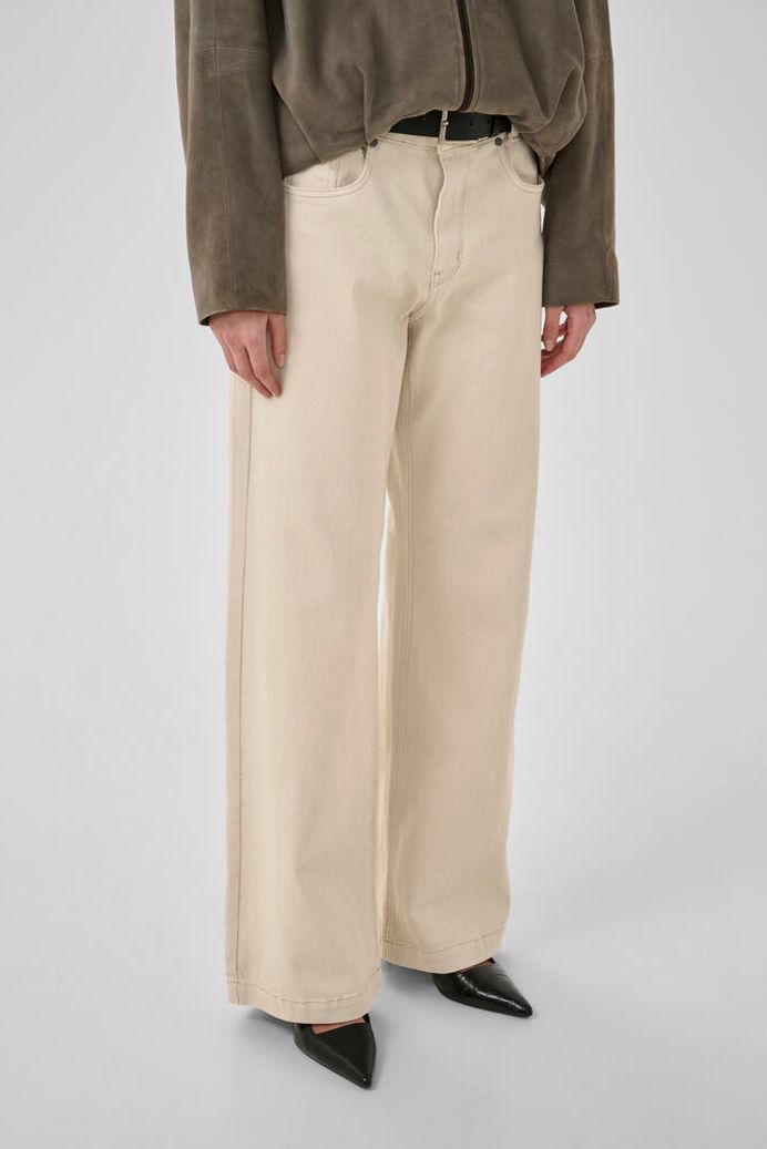High Wide Jeans "LouisMW" Oatmeal