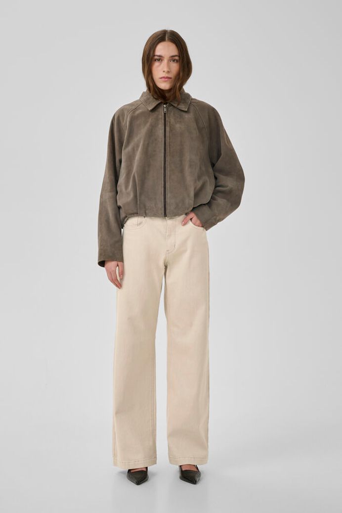 High Wide Jeans "LouisMW" Oatmeal