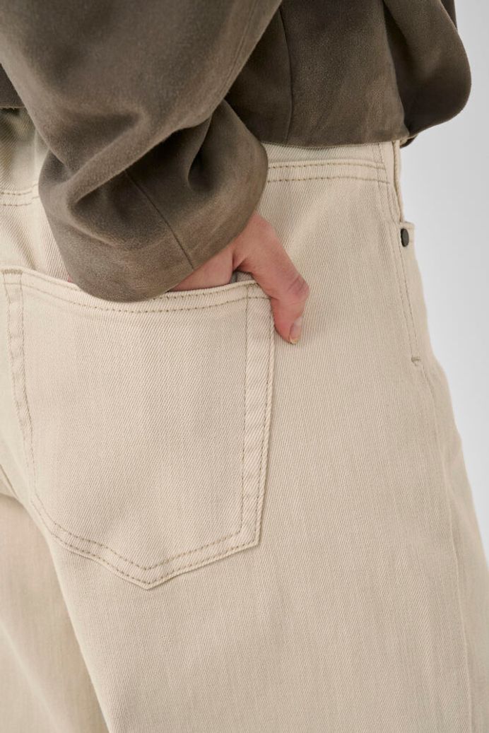 High Wide Jeans "LouisMW" Oatmeal - Dein Lieblingsladen Concept