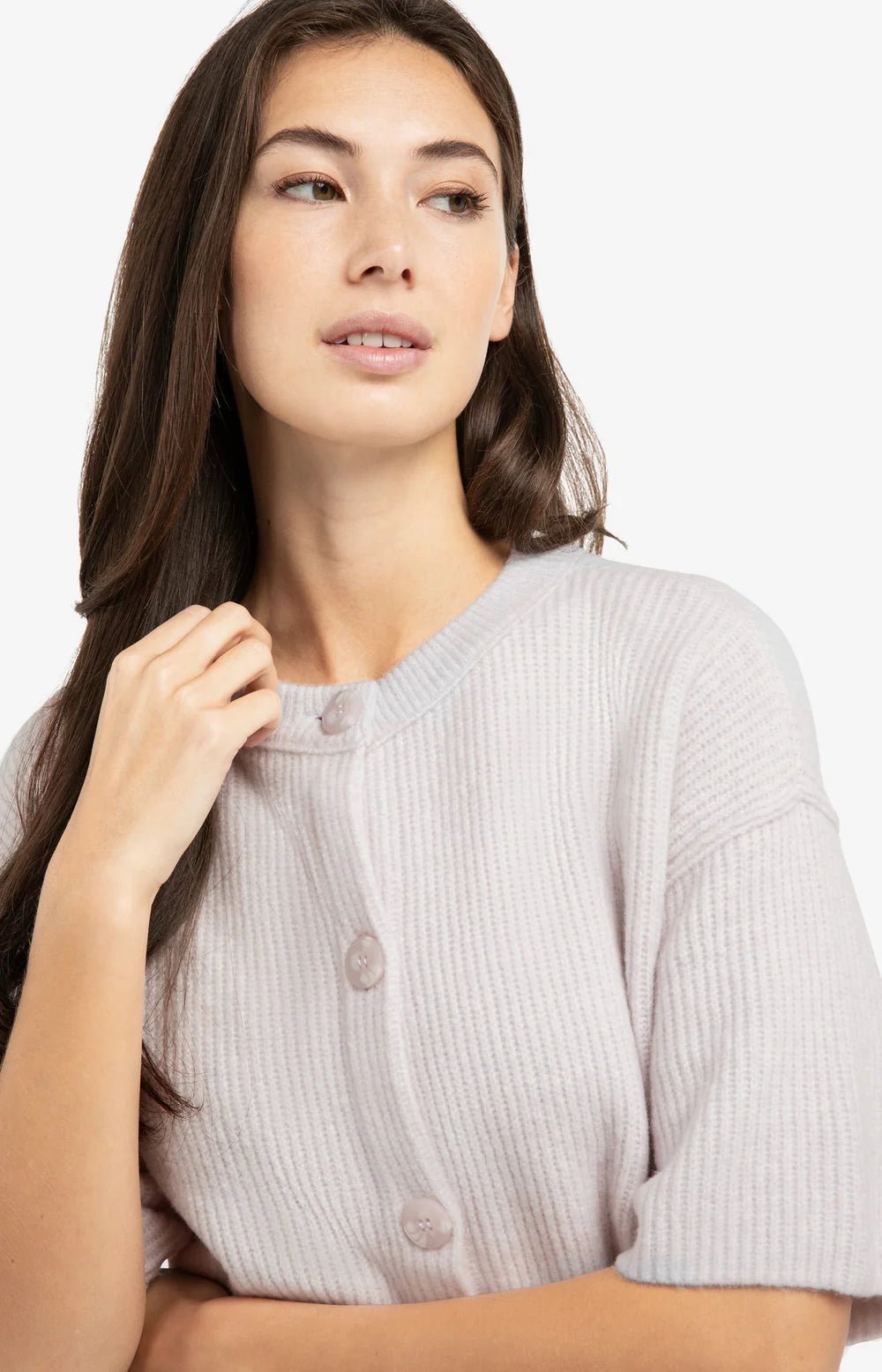Strickcardigan mit kurzen weiten Ärmeln - Dein Lieblingsladen Concept