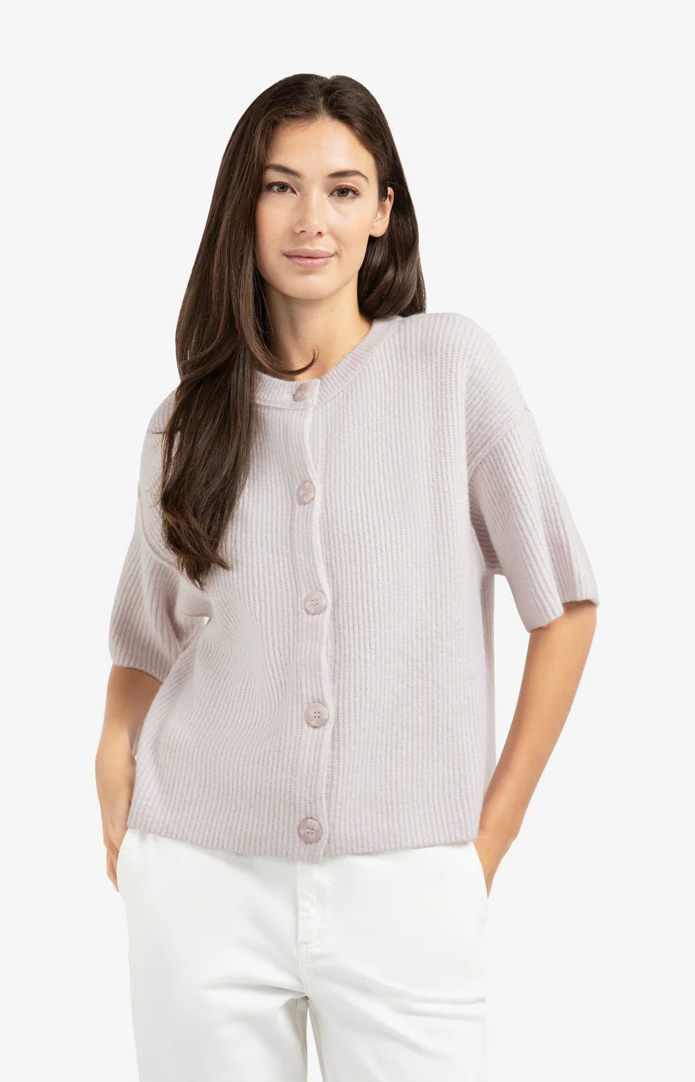 Strickcardigan mit kurzen weiten Ärmeln - Dein Lieblingsladen Concept