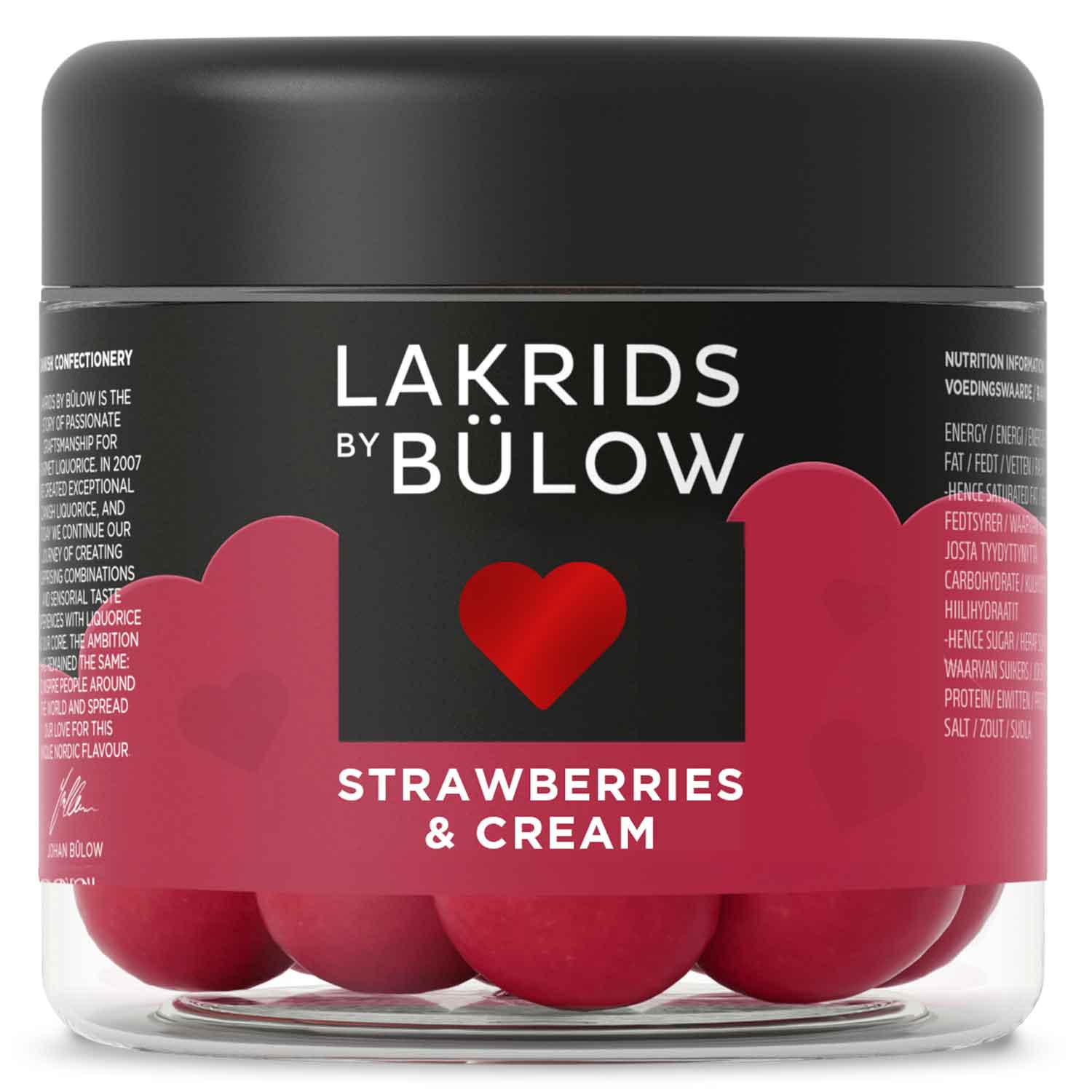 Lakritz Small "Love Strawberries and Cream" - Dein Lieblingsladen Concept