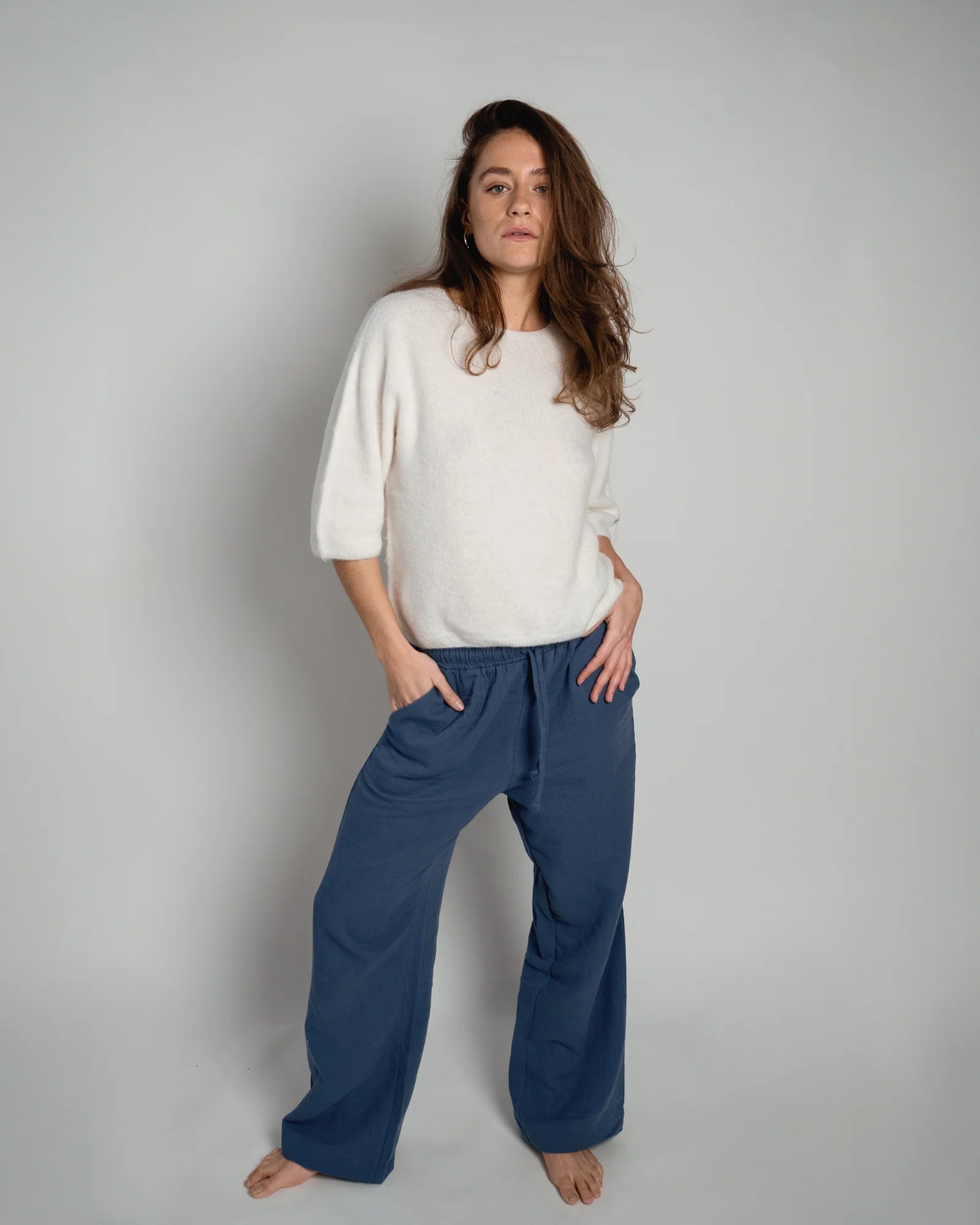 Hose "Oona" jeansblue