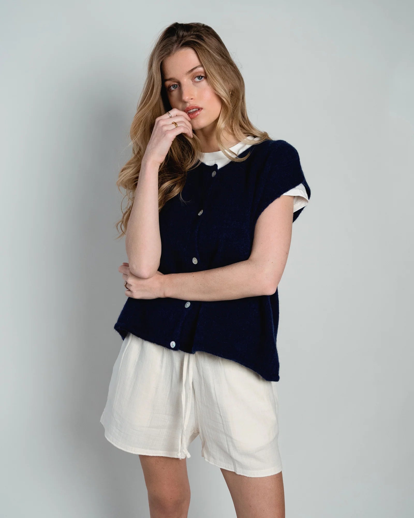 Shorts "Tess" offwhite