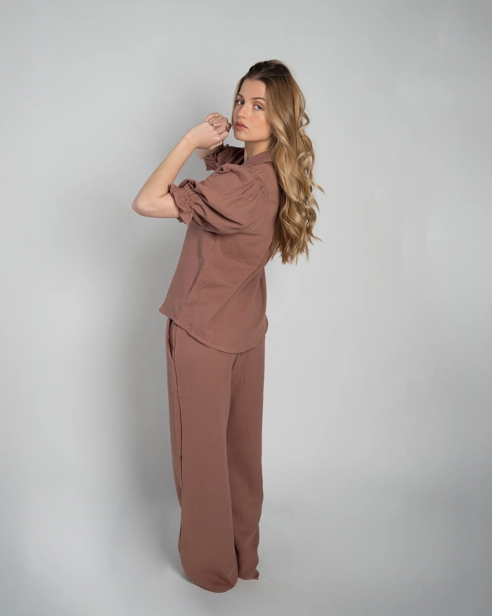 Hose "Oona" terracotta