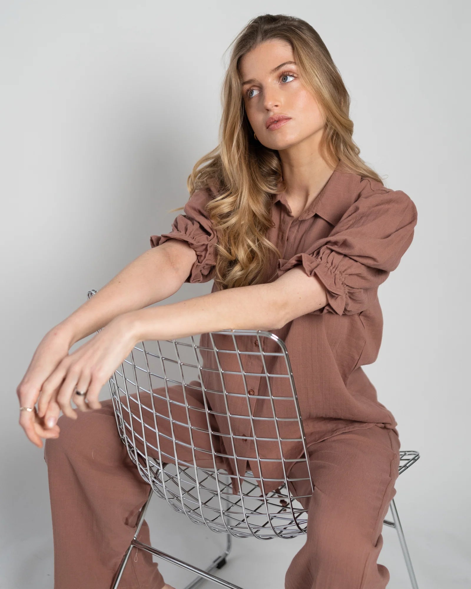 Hose "Oona" terracotta