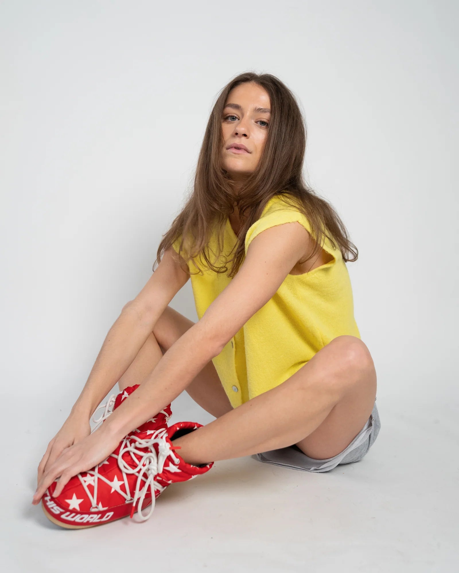 Cardigan "Demi" yellow